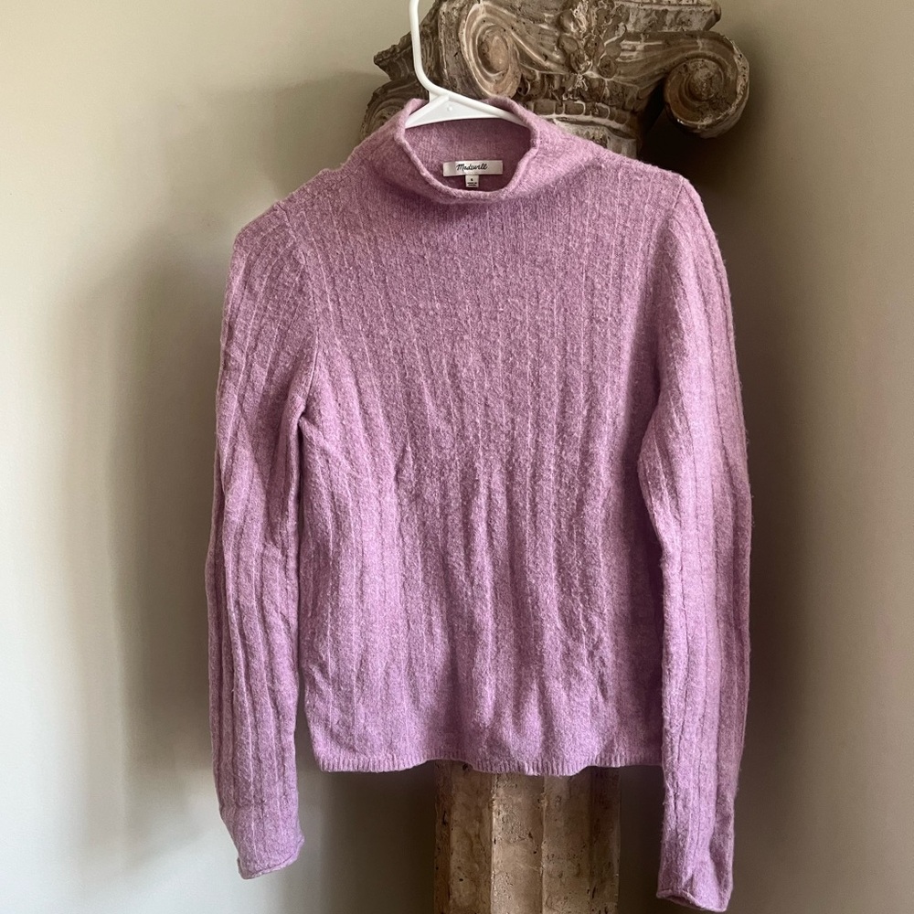 Madewell Turtleneck Sweater - Lavender - S